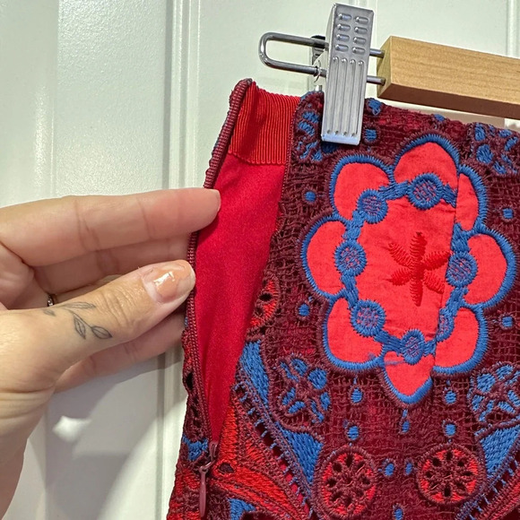 Sandro Paris | Embroidered Lily Skirt | Size: Small - Picture 6 of 13